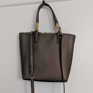 Like New Coach mini crossbody tote with top handle